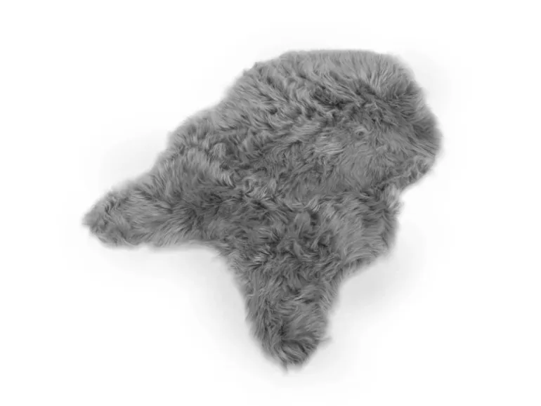 KARAT Kunstfell Nelly Flauschiges Dekofell Individuell Einsetzbar Grey