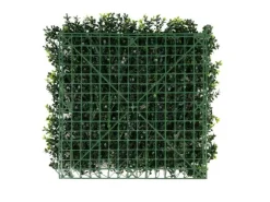 KARAT Pflanzenwand Boxwood Kunstpflanze zur Dekoration 50 x 50 cm