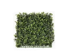 KARAT Pflanzenwand Eucalyptus Kunstpflanze zur Dekoration 50 x 50 cm