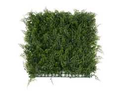 KARAT Pflanzenwand Fern Kunstpflanze zur Dekoration 50 x 50 cm