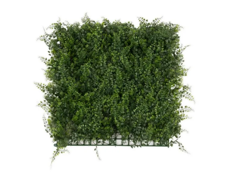 KARAT Pflanzenwand Fern Kunstpflanze zur Dekoration 50 x 50 cm