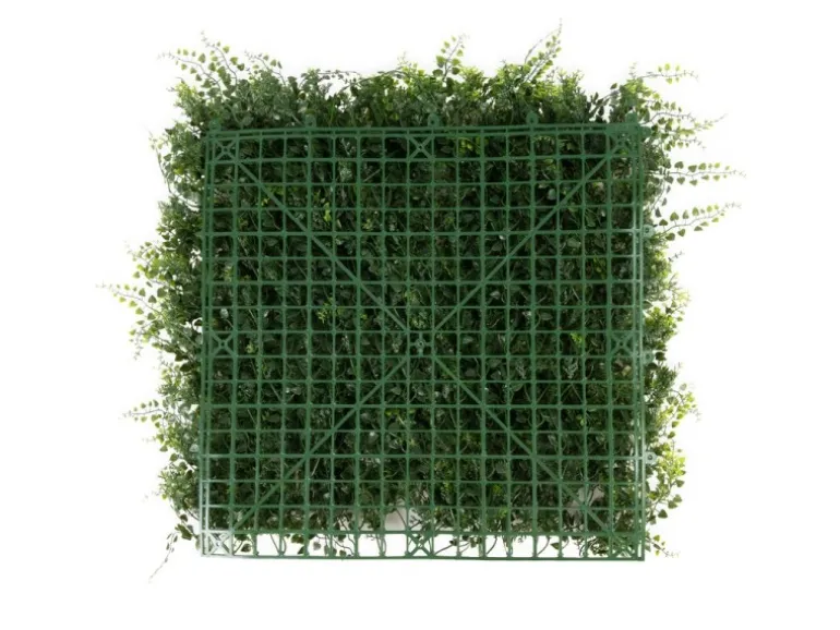 KARAT Pflanzenwand Fern Kunstpflanze zur Dekoration 50 x 50 cm