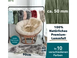 KARAT Schaffell Audrey Natürliches Premium Lammfell Individuell Einsetzbar Thyme