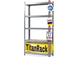 KARAT Schwerlastregal Grizzly Anthrazit-Grau Traglast 875 kg 180 x 120 x 60 cm