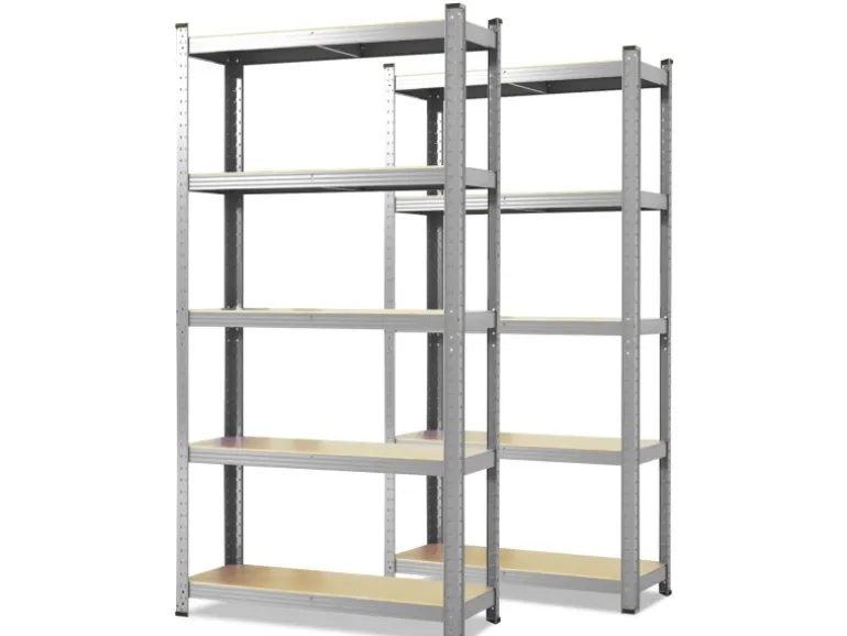 KARAT Schwerlastregal Lakota 2er Set Traglast bis 875 kg Verzinkt 150 x 75 x 30 cm