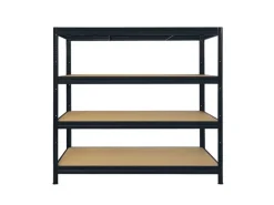 KARAT Schwerlastregal Weitspannregal - Schwarz - Gesamtlast 1500 kg - 177 x 160 x 60 cm