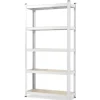 KARAT Schwerlastregal Weiß für Keller und Werkstatt Gesamtlast 875 kg 180 x 90 x 60 cm
