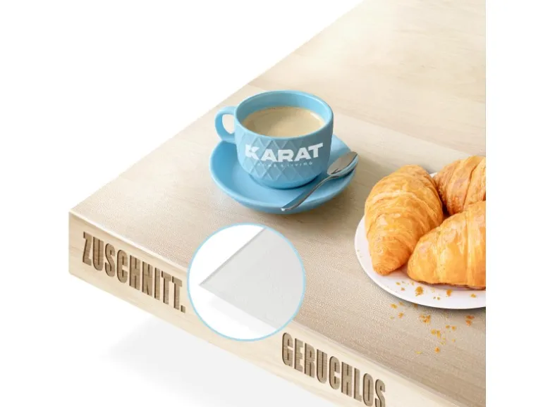KARAT Tischfolie Empire mit Abgeschrägter Kante Transparent 40 x 55 cm