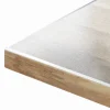 KARAT Tischfolie Imperial Transparent Mattiert mit Abgeschrägter Kante 60 x 60 cm