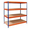 KARAT Weitspannregal Schwerlastregal Blau-Orange Traglast 1200 kg 160 x 150 x 80 cm