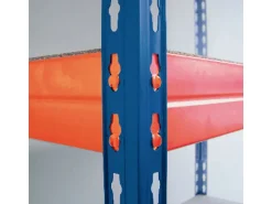 KARAT Weitspannregal Schwerlastregal Blau-Orange Traglast 1400 kg 200 x 180 x 60 cm