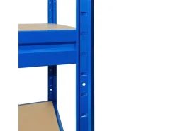 KARAT Weitspannregal Schwerlastregal Blau Traglast 1200 kg 200 x 150 x 60 cm