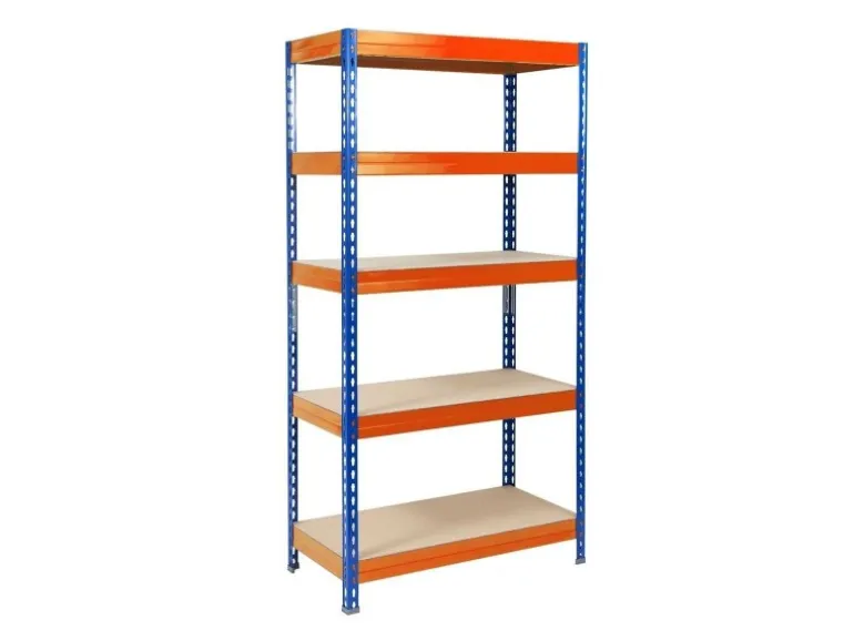 KARAT Weitspannregal Schwerlastregal Blau-Orange Traglast 1200 kg 200 x 150 x 80 cm