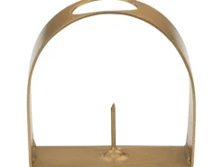 Kerzenhalter Gold 6,5 cm x 2,5 cm x 6,5 cm