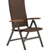 Klappsessel Davenport II Braun mit verstellbarer Rückenlehne FSC®
