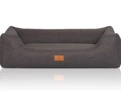 Knuffelwuff Hundebett Lotte Velours XXL 120 x 85cm Grau
