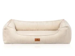 Knuffelwuff Hundebett Nunavut Orthopädisch Cord XL 105 x 75cm Beige