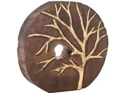 Kobolo Dekofigur Holzdeko Holzfigur TREE aus Holz