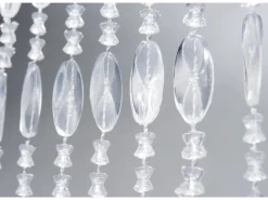 Kobolo Türvorhang DIAMONDS Kunststoff Klar 72 Stränge 90x200 cm