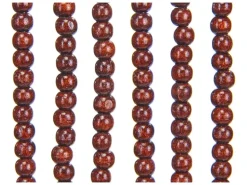 Kobolo Türvorhang Perlenvorhang CHOCO Holzperlen 50 Stränge 100x210cm
