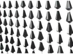 Kobolo Türvorhang Perlenvorhang Dekorationsvorhang NERO 72 Stränge 90x200cm