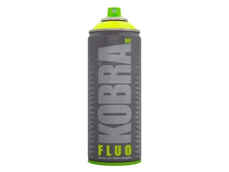 Kobra DIY Fluo Buntlack Spray 400ml Flour Neongrün Matt
