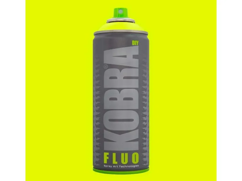 Kobra DIY Fluo Buntlack Spray 400ml Flour Neongrün Matt