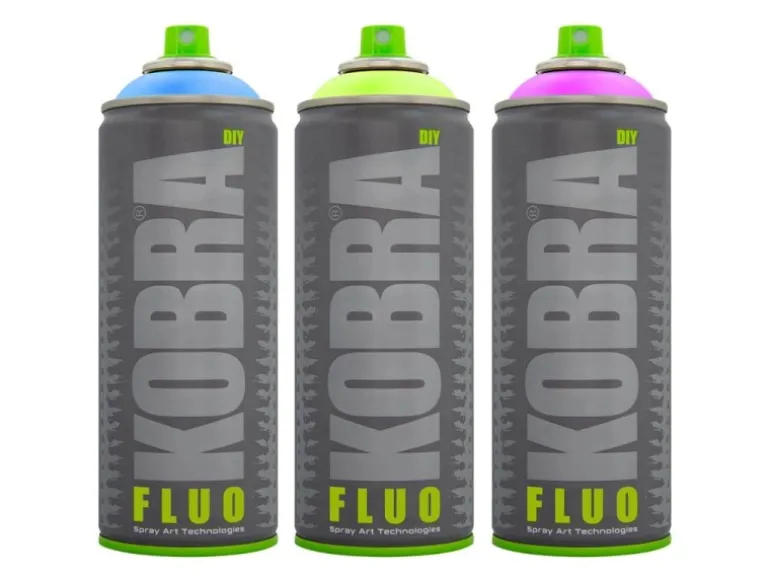 Kobra DIY Fluo Buntlack Spray 400ml Flour Neongrün Matt