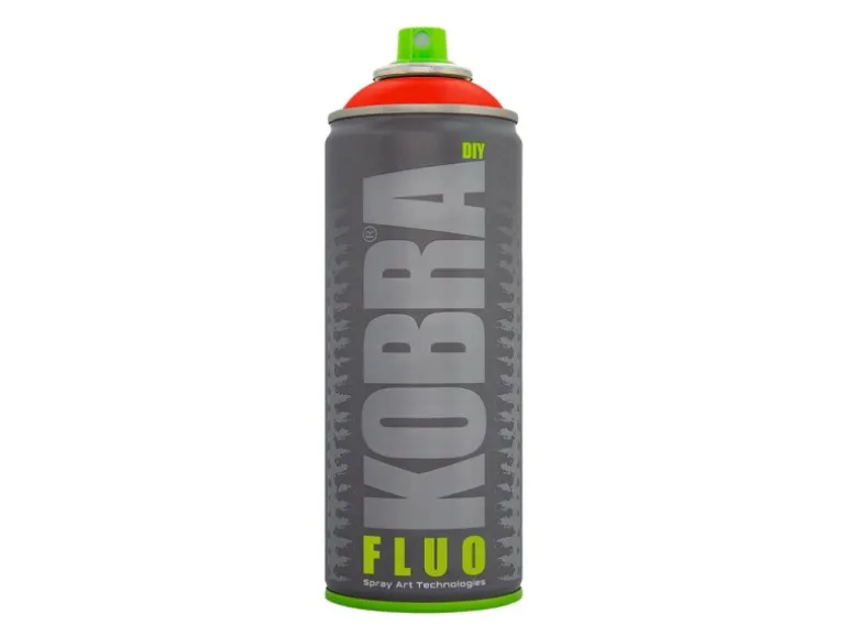 Kobra DIY Fluo Buntlack Spray 400ml Flour Neonrot Matt