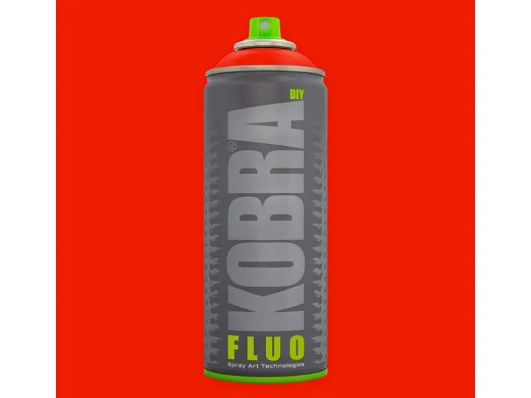 Kobra DIY Fluo Buntlack Spray 400ml Flour Neonrot Matt