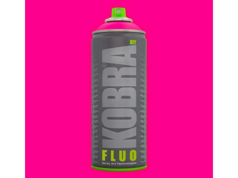 Kobra DIY Fluo Buntlack Spray 400ml Flour Neonpink Matt