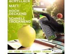 Kobra DIY Fluo Buntlack Spray 400ml Flour Neongelb Matt