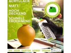 Kobra LP Buntlack Spray 400ml Ockergelb Matt