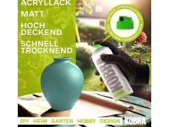 Kobra LP Buntlack Spray 400ml Türkis Matt