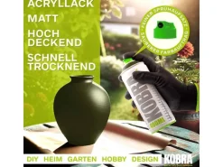 Kobra LP Buntlack Spray 400ml Militär Grün Matt