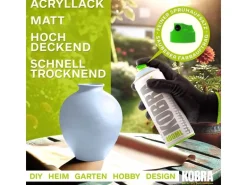 Kobra LP Buntlack Spray Pastell 400ml Hellblau Matt