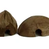 Kokoshöhle Versteck für Schlangen, Insekten, Spinnen und Nager - 1 x längs/Quer