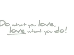 Komar Deko-Sticker Do What You Love 14 cm x 70 cm