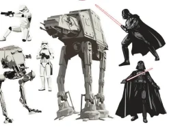 Komar Deko-Sticker Star Wars Doomed 100 x 70 cm gerollt