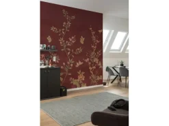 Komar Fototapete Blumen Rot 250 x 250 cm 611192