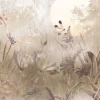 Komar Fototapete Dragonfly Pond Beige 350 x 250 cm 610022