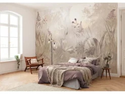 Komar Fototapete Dragonfly Pond Beige 350 x 250 cm 610022