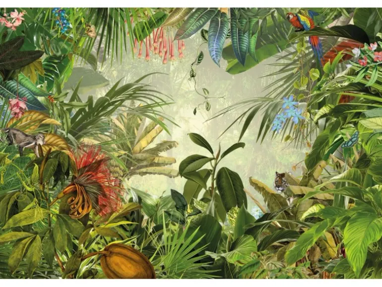 Komar Fototapete Into The Wild Dschungelgrün 368 x 248 cm 611128