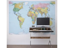 Komar Fototapete World Map 270 x 188 cm