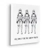 Komar Keilrahmenbild Star Wars Stormtrooper Group Photo Weiß