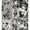 Komar Vinyl-Fototapete Marvel Classic Comic 212 cm x 250 cm Schwarz - Weiß