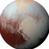 Komar Vlies Fototapete Pluto Selbstklebend Ø 125 cm