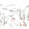 Komar Vliesfototapete Cozy Woods 400 cm x 280 cm
