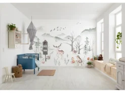 Komar Vliesfototapete Cozy Woods 400 cm x 280 cm