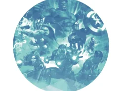 Komar Vliesfototapete Dot Avengers Blue Power selbstklebend Ø 125 cm